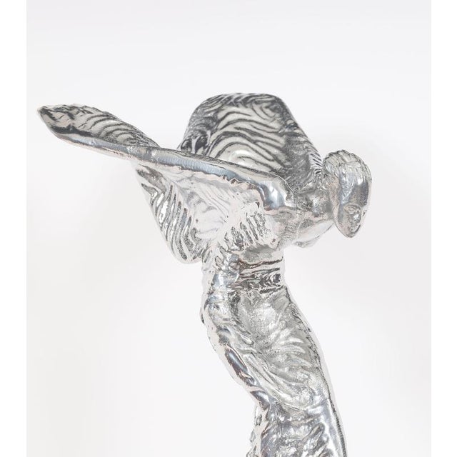 Mid-Century Rolls Royce Spirit of Ecstasy Sculpture For Sale - Image 3 of 18