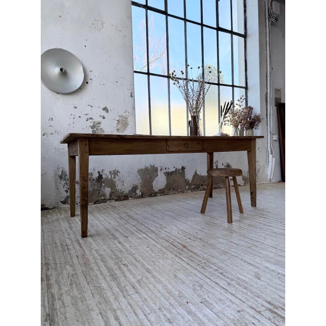 Vintage Farmhouse Table in Pine, 1950s For Sale - Image 12 of 18