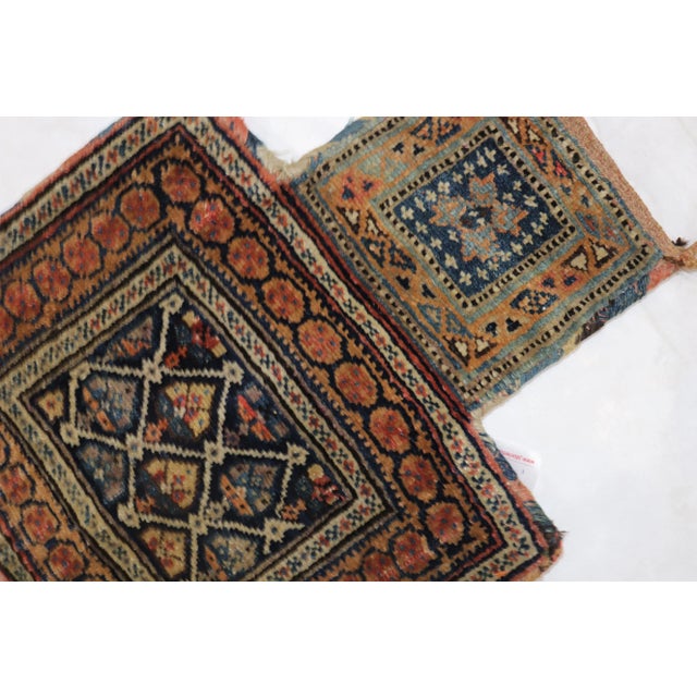 Early 20th Century Antique Saltbag Textile Rug For Sale - Image 5 of 6
