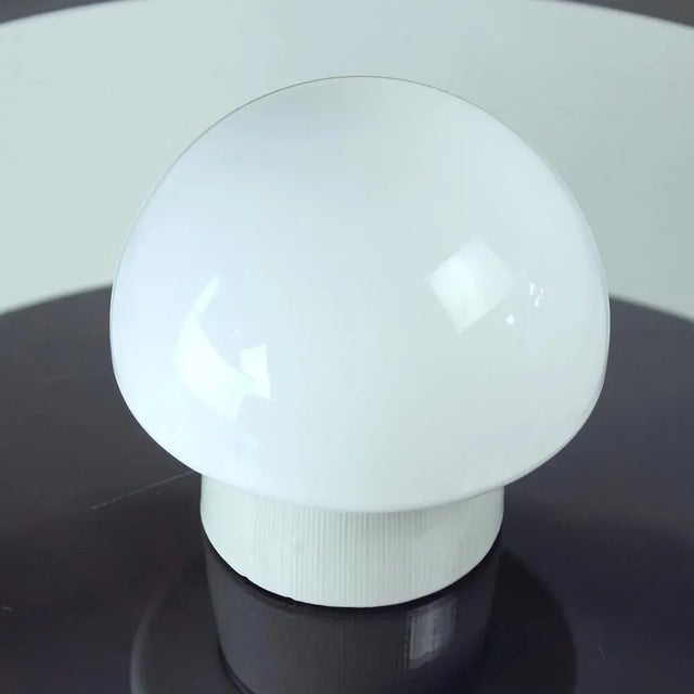 Mid-Century Wall Lamp in Ceramic and White Opaline Glass from Elektrosvit, 1960s For Sale - Image 6 of 9