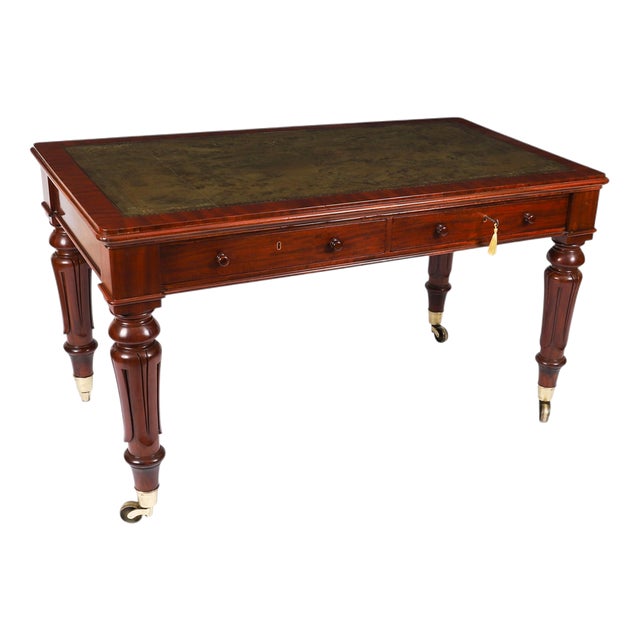 Antique 19th Century William IV Writing Desk, 1835 For Sale