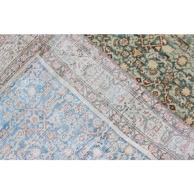 Early 20th Century Antique Persian Malayer Runner With Detailed Allover Botanical Design 3'3 X 13'1 For Sale - Image 5 of 11