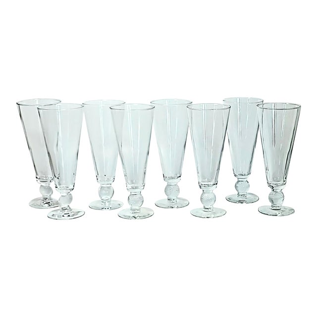 Vintage Sport Pilsners- Set of 8 For Sale