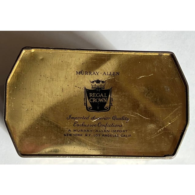 Murray Allen Regal Crown Great Britain Confections Candy Advertising Tin For Sale - Image 9 of 11