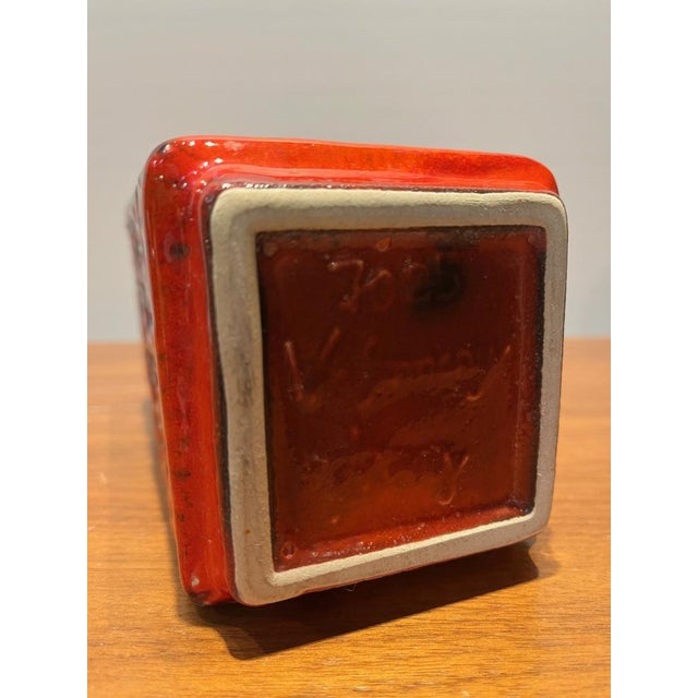 Blue Model 70-25 Vase from Bay Keramik, Germany, 1960s For Sale - Image 8 of 9