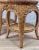 Vintage Coastal Boho Natural Wicker Round Plant Stand End Tables - a Pair For Sale - Image 9 of 10