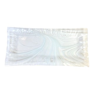 Sydenstricker Art Fused Glass Plate For Sale