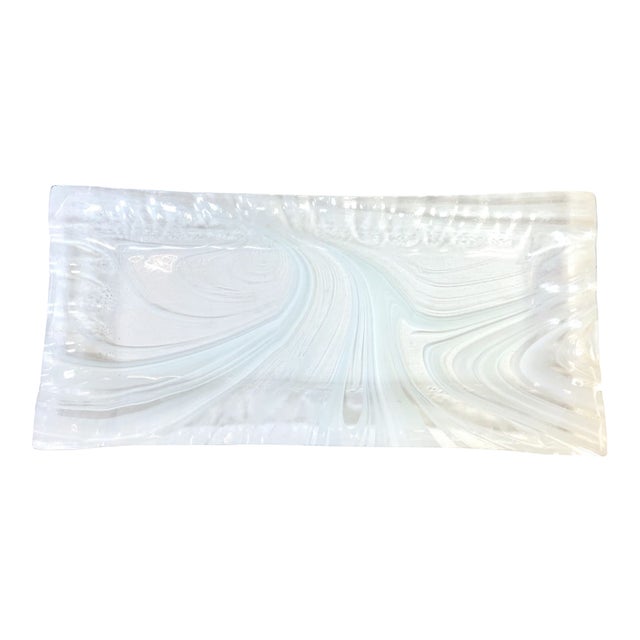 Sydenstricker Art Fused Glass Plate For Sale