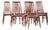 Niels Koefoed Eva Mid Century Danish Teak Dining Chairs - Set of 8 For Sale