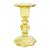 Vintage Italian Yellow Art Glass Candlestick-Franco-Creazioni Esclusive-Taper For Sale