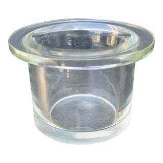 Salviti Crystal MCM Bowl for Albert Herbert Design Circa 60s For Sale