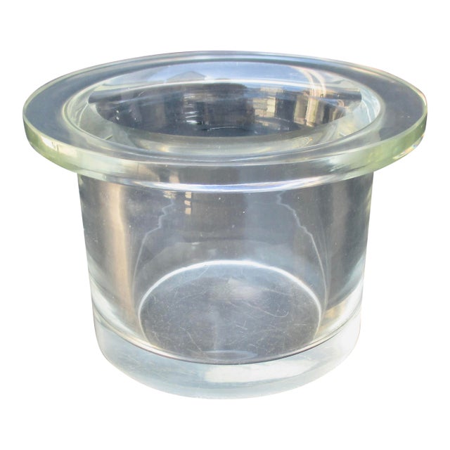 Salviti Crystal MCM Bowl for Albert Herbert Design Circa 60s For Sale