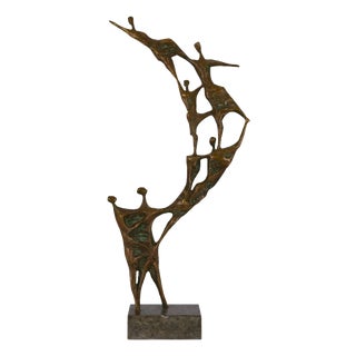 Ursula Hanke-Förster, Balancing Act, 1962, Bronze For Sale