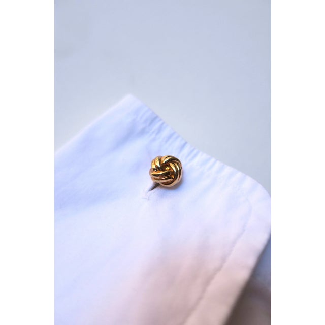 Tiffany and Co. Knot Cufflinks After Tiffany & Co For Sale - Image 4 of 7