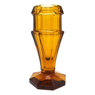 Art Deco Vase from Moser, Former Czechoslovakia, 1930s For Sale