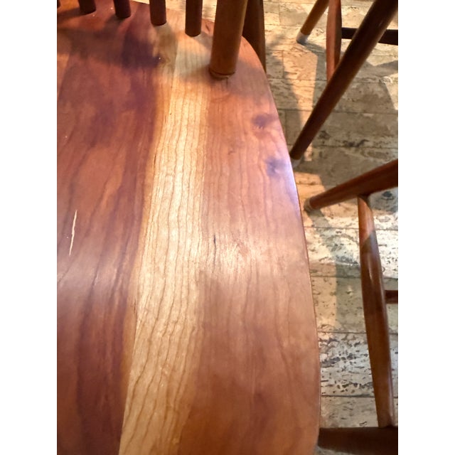 Brown Set of 4 Rh Lemieur Windsor Dining Chairs For Sale - Image 8 of 10