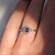 2020s Natural Alexandrite Ring w Earth Mined Diamonds in Solid 14K Gold Oval 5x4mm For Sale - Image 5 of 10