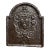 18th Century French Cast Iron Fireback With Royal Coat of Arms For Sale