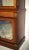 English Regency Mahogany Bookcase China Cabinet With Brass Lattice Doors For Sale - Image 12 of 12
