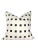 Chalet Pillow Cover in Black and Cream For Sale