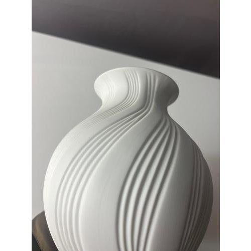 Bisque Porcelain 0216 Vase by Manfred Frey for Kaiser For Sale - Image 5 of 11