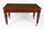 A superb antique william iv flame mahogany writing table, circa 1835 in date. The rectangular top features a moulded edge...