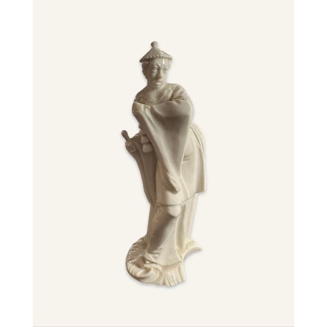 Mid 20th Century Nymphenburg Glazed Bisque Figurine For Sale - Image 9 of 9
