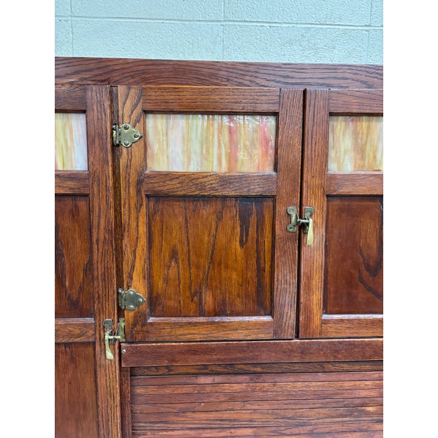 Antique Early 20th Century Hoosier Style Kitchen Cabinet For Sale - Image 10 of 18