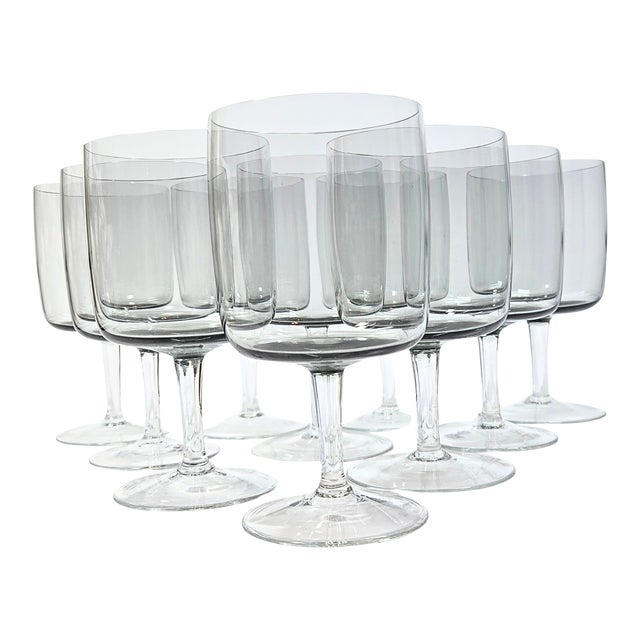 Mid-Century Smoke Goblets- Set of 10 For Sale