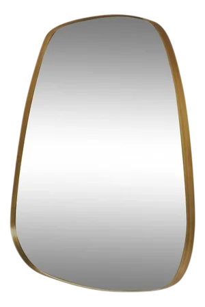 Vintage Mirror with Brass Frame