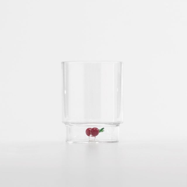 Zafferano Teca Frutta Tumbler (set of 6) - Cherries For Sale - Image 4 of 5