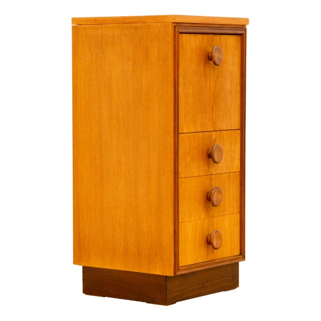 Mid-Century Chimney Chest of Drawers from Up Závody, 1958 For Sale