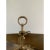 Mid-20th Century English Country Brass Horn Bouillotte Lamp With Black Tole Shade For Sale In South Bend - Image 6 of 12
