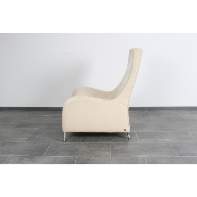 Vintage DS 264 White Leather Lounge Chair by Matthias Hoffmann for De Sede , 1990s For Sale - Image 13 of 18