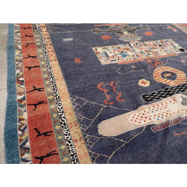 Galerie Shabab Collection Mid-20th Century Turkish Anatolian Accent Carpet For Sale In New York - Image 6 of 10
