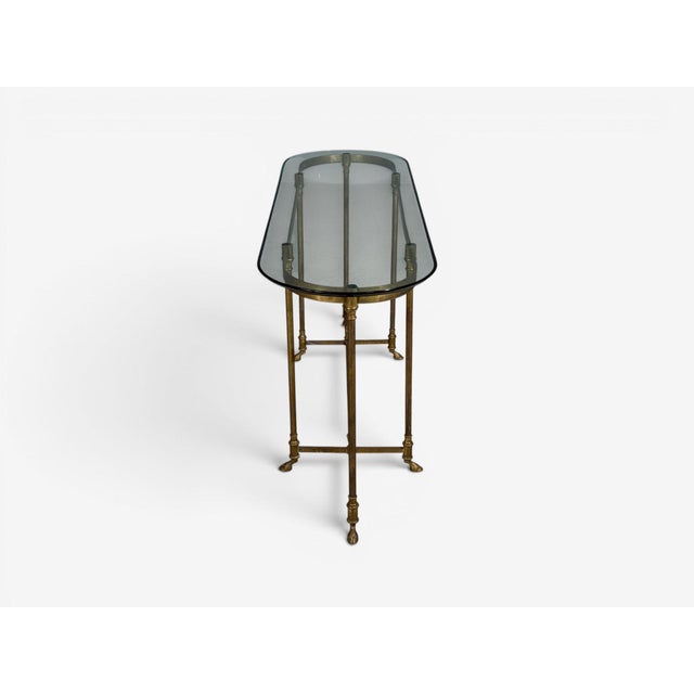 LaBarge, German Modern, Console Table, Brass, Glass, Germany, 1970s For Sale - Image 12 of 12