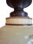 1930s Art Deco Ceiling Light Fixture With Painted Bird and Flower Motif For Sale In Los Angeles - Image 6 of 10