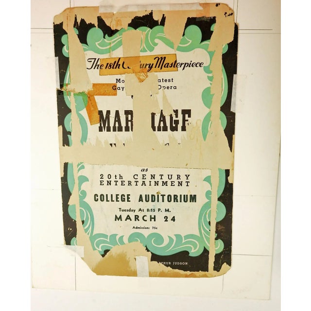 Mid-Century Modern 1930s Abstract Painting on Cardboard, "Boot Hill" For Sale - Image 3 of 5