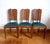 Wood Art Deco Chairs, 1940s, Set of 3 For Sale - Image 7 of 16