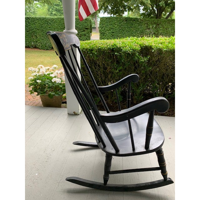 Antique Hitchcock Rocking Chair Chairish