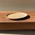 Beige Small Oval Trinket Dish or Tray in Plain Beige Petrified Wood For Sale - Image 8 of 18