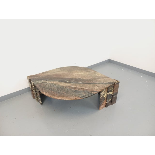Mid-Century Modern Vintage Marble Coffee Table, 1970s For Sale - Image 3 of 18