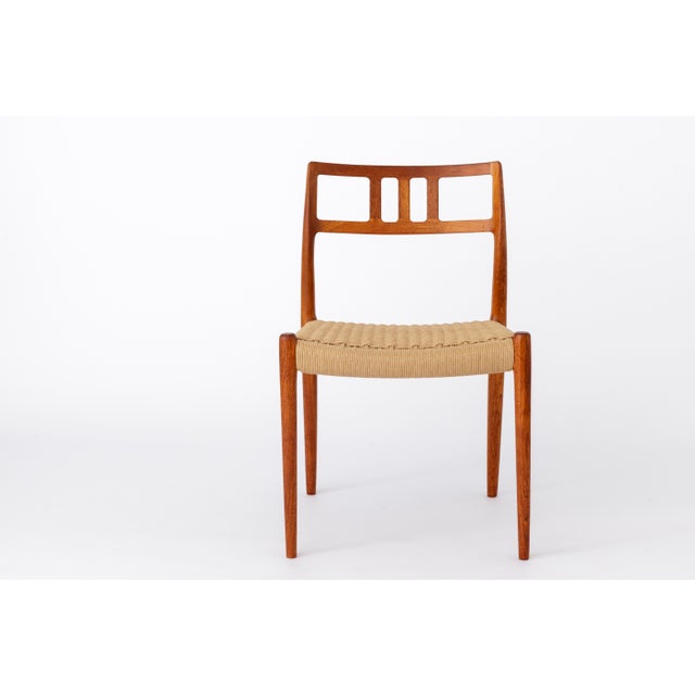 Danish Teak Model 79 Dining Chairs by Niels Otto Møller for J.L. Møllers, 1976s, Set of 6 For Sale - Image 4 of 10