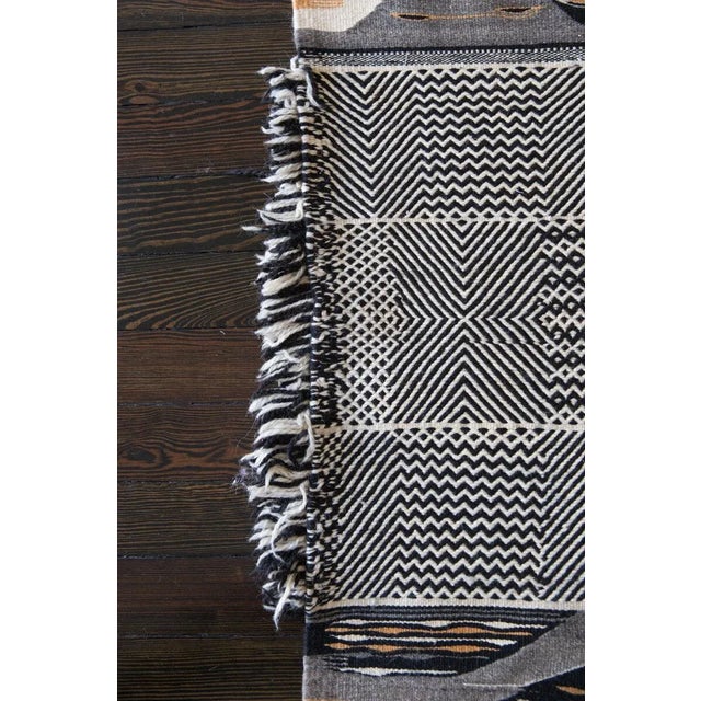 Moroccan Traditional Berber Moroccan Akhnif/Zanafi MIX Kilim Rug For Sale - Image 3 of 9