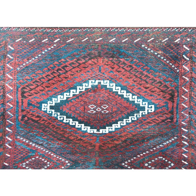 Vintage Afghani Baluch Rug For Sale - Image 4 of 13