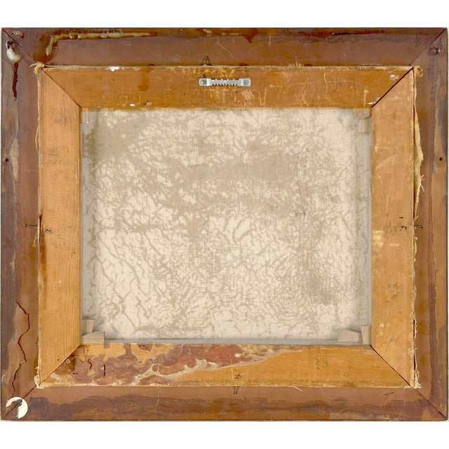 Whistlers Mother by Anonymous Artist Original Oil on Canvas 1924 After Whistler For Sale In Monterey, CA - Image 6 of 6