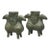 Archaistic Chinese Ram Zun Applied and Natural Patina Pre 1930 Post 1900 For Sale