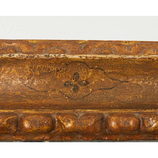 Wood Baroque Style Gilt Lacquered Mirror by Stephen Cavallo For Sale - Image 7 of 13