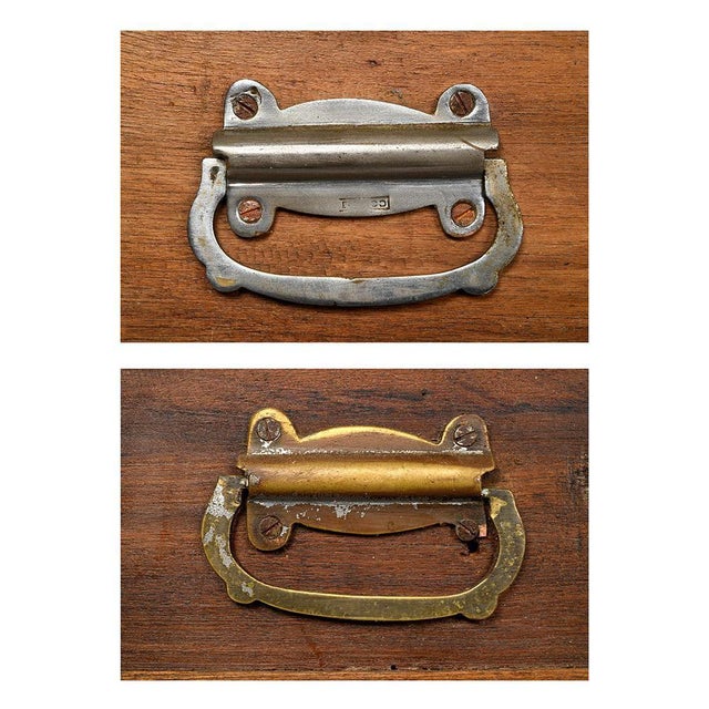 Herbalist Glass Cabinet, 1940s For Sale - Image 6 of 8