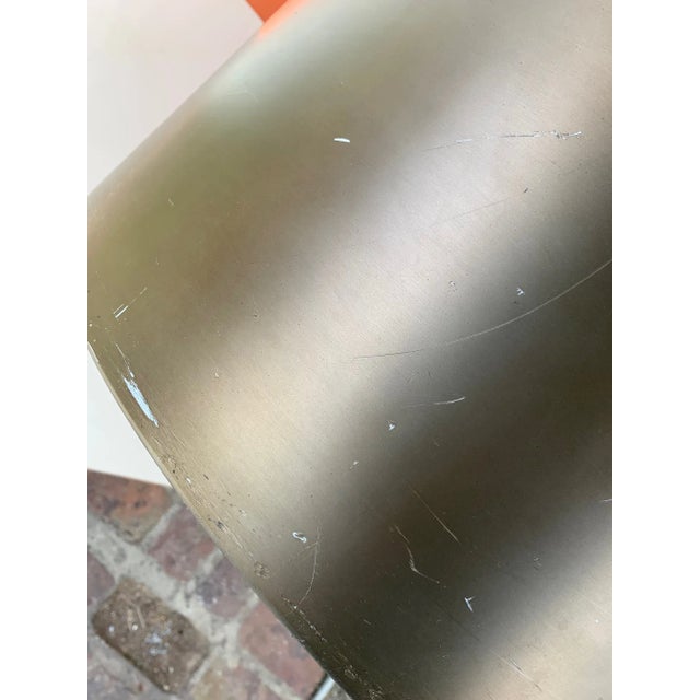 1970s Extra Large Paul Mayen Aluminum Planter in Bronze Finish For Sale - Image 9 of 12